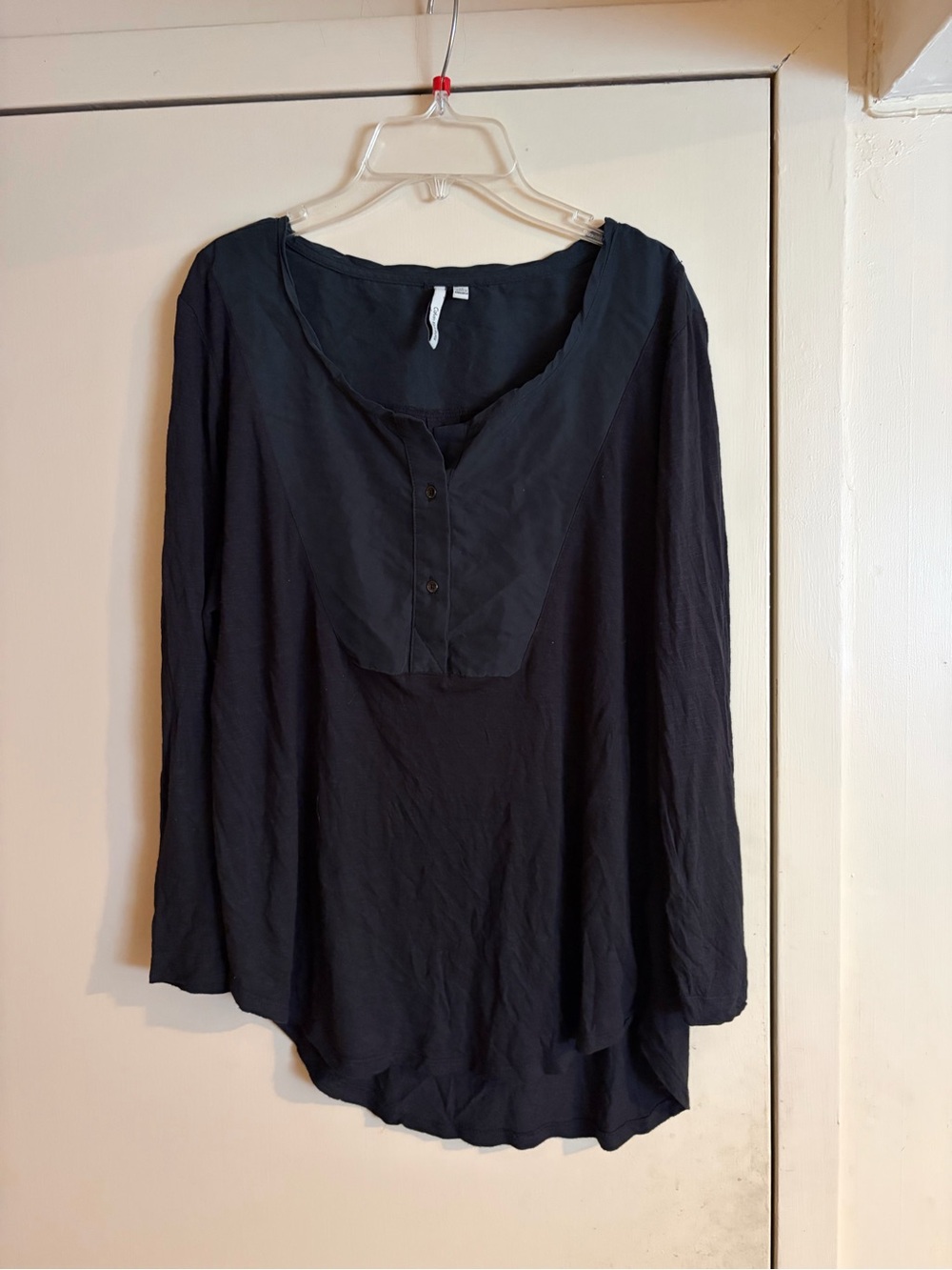 Black Long-Sleeve Calvin Klein Women's Top